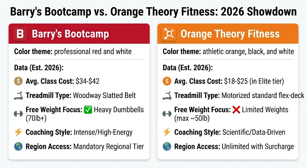 Barry's Prices 2026 Comparison: Barry's Bootcamp vs. The Competition