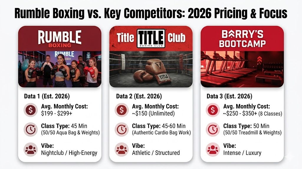 Rumble Boxing Prices 2026: Membership, Classes & Glove Fees